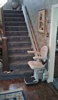 Bruno Elite Straight Stair Lift installed in River Forest, IL