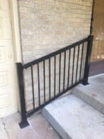 Black Railing Leading to Garage2