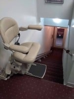 Bruno Elite stairlift installed by EHLS in office building in Indiana