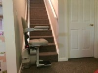 Bruno Elite stairlift installed in Westport Connecticut