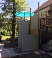 Bruno porch lift for veteran living in Minnesota