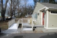 EZ Access modular alumnium wheelchair ramp in New England