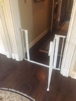 Kidco Pressure Mount Gate in Hall, Open