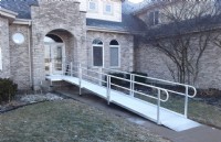 Modular ramp installed in Yorkville, IL