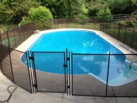 Oval Pool Fence