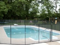 Pool Fence near Playground