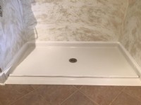 low threshold accessible shower installation in Connecticut