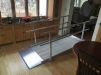 portable aluminum wheelchair ramp