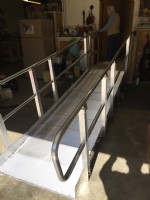 wheelchair ramp installed in garage in Indianapolis.jpeg