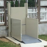 >Savaria M2Lift Outdoor Vertical Platform Lift