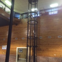 Savaria Vuelift Home Elevator, Round