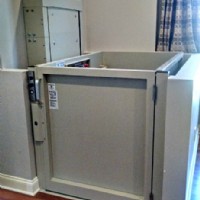 Savaria multilift wheelchair lift in hoistway