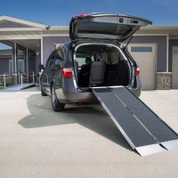 Portable Folding Ramp, Singlefold, In Use on Vehicle