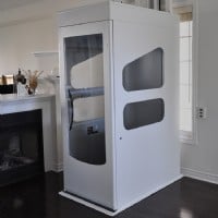 Wessex Through Floor Home Elevator, door closed