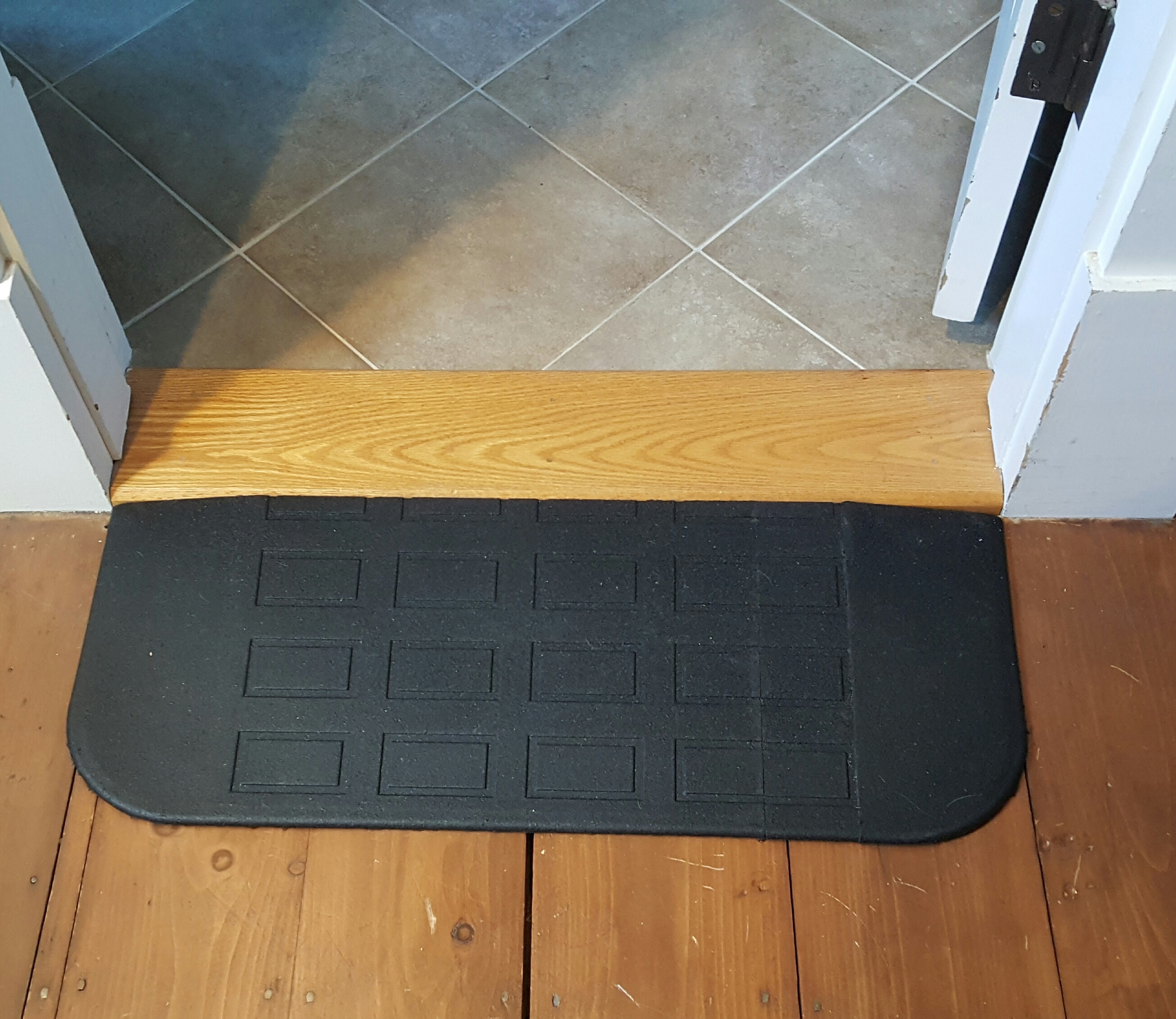 rubber threshold ramp