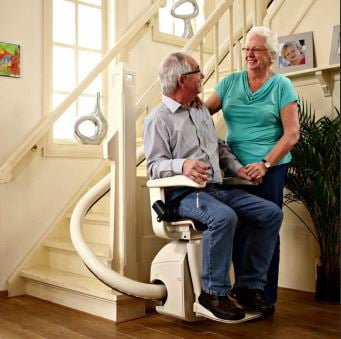 Handicare Freecurve Curved Stairlift